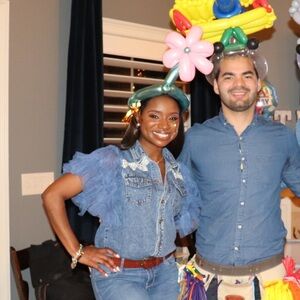 Denim Button Down Ruffle Shirt 💙